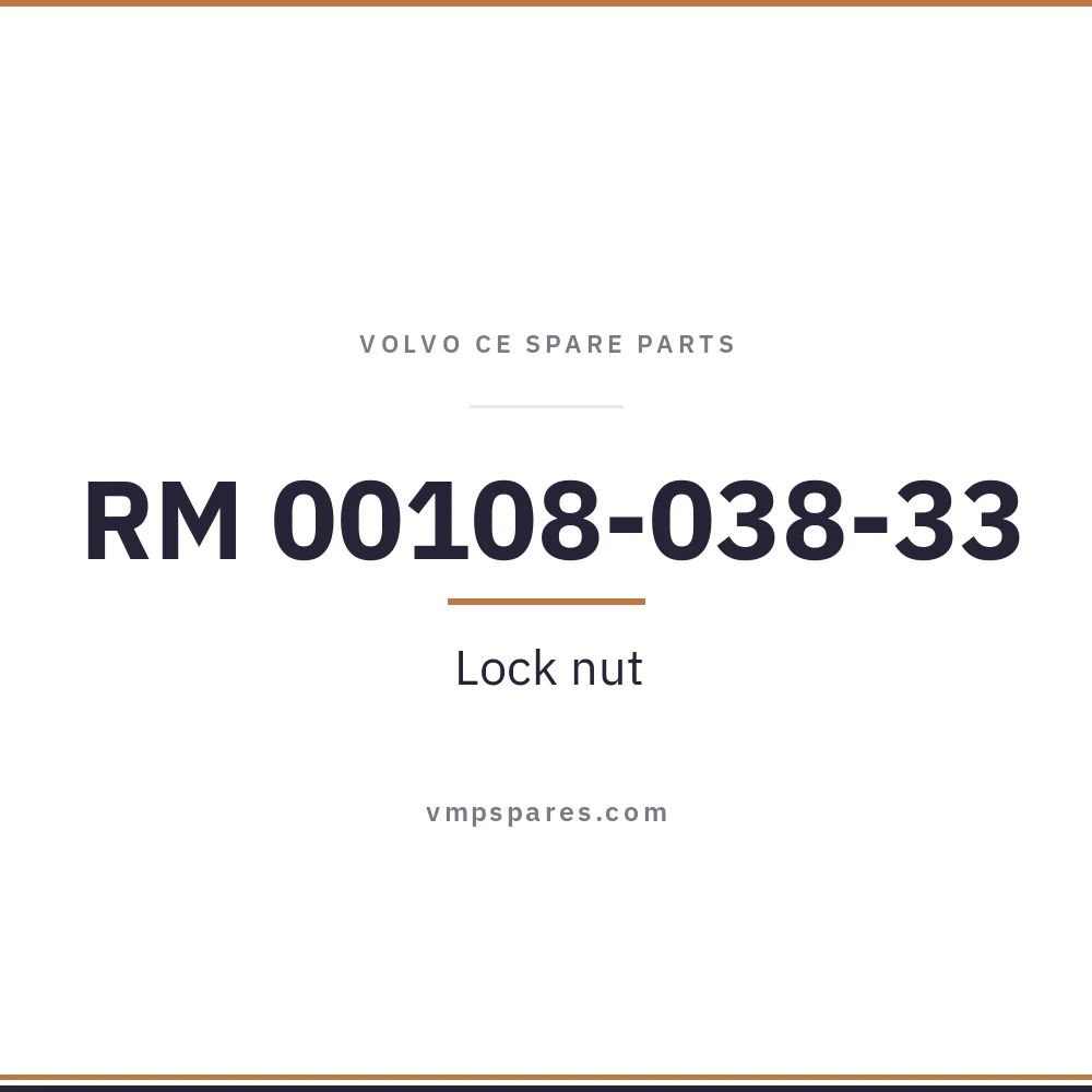 RM 00108-038-33 – Lock nut