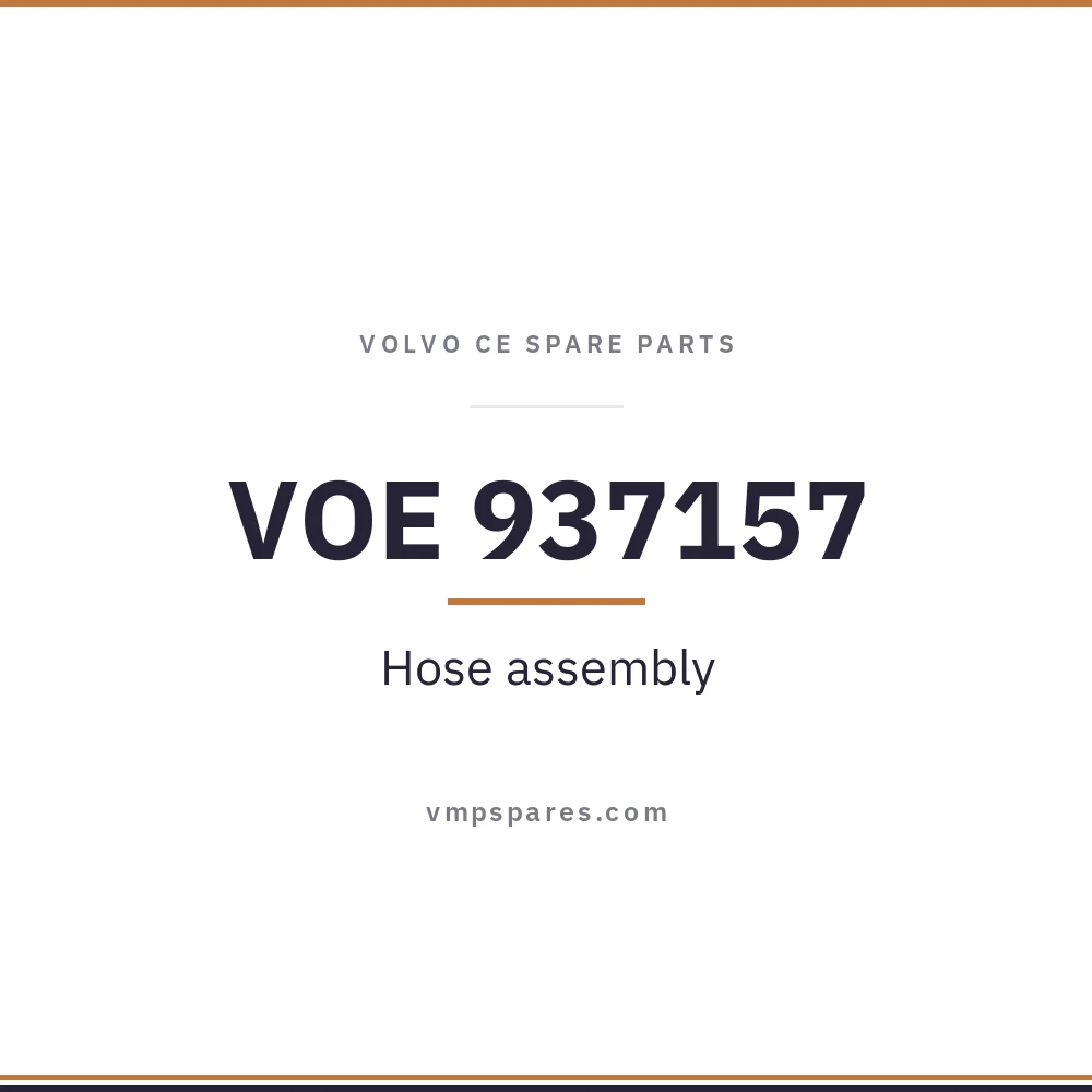 VOE 937157 – Hose assembly
