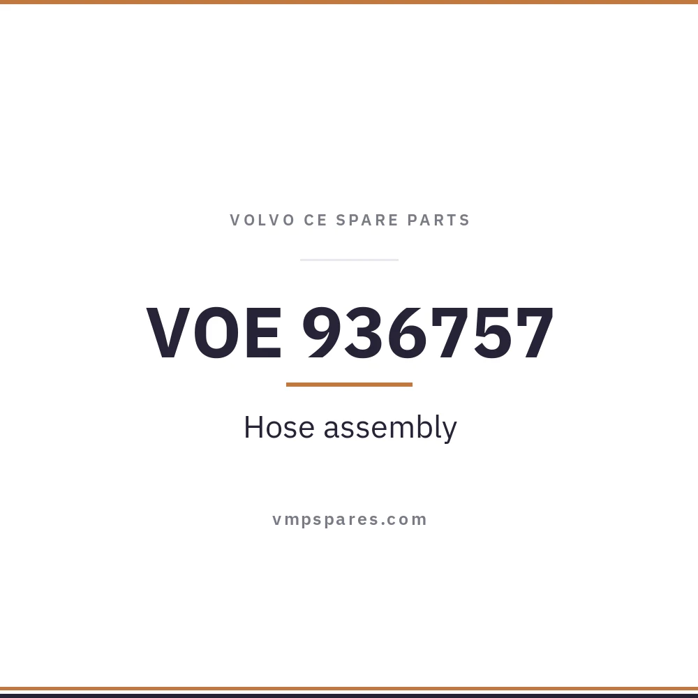 VOE 936757 – Hose assembly