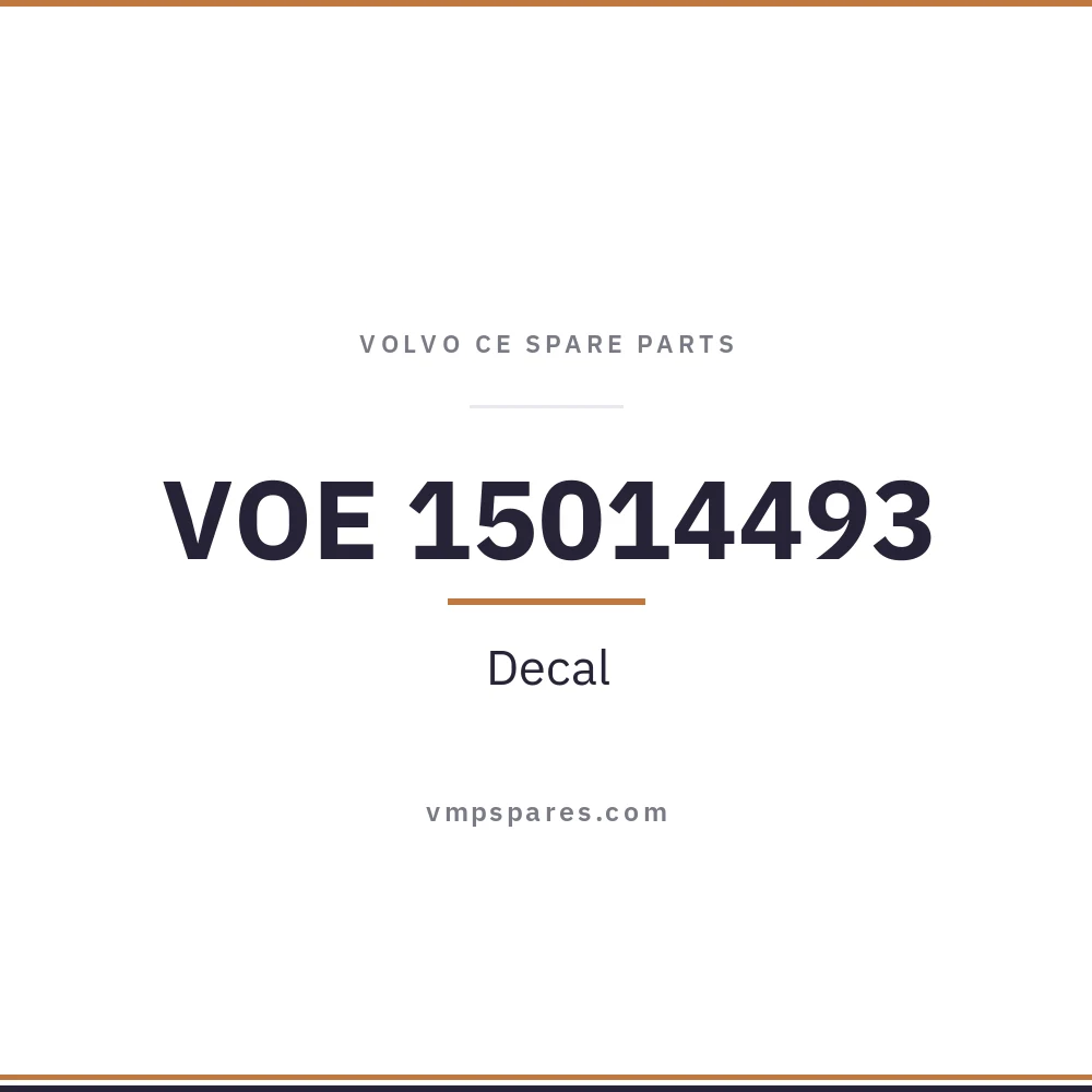 VOE 15014493 – Decal