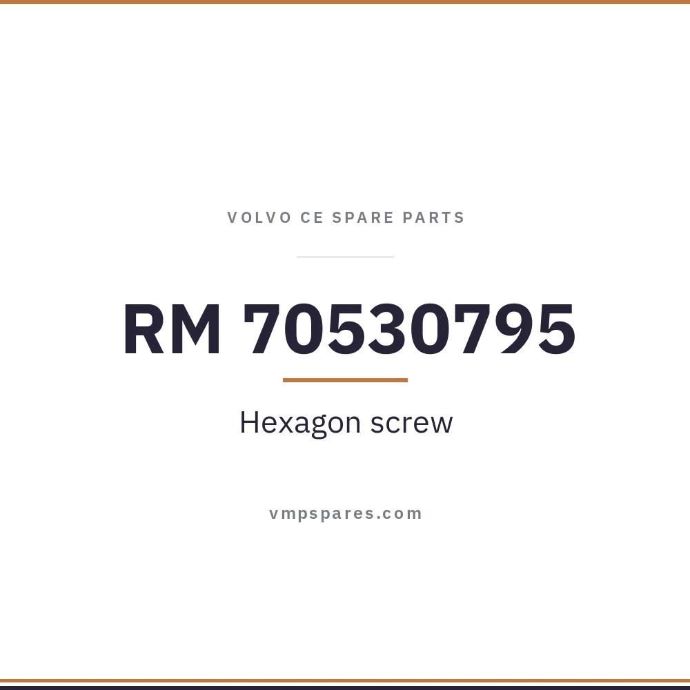 RM 70530795 – Hexagon screw
