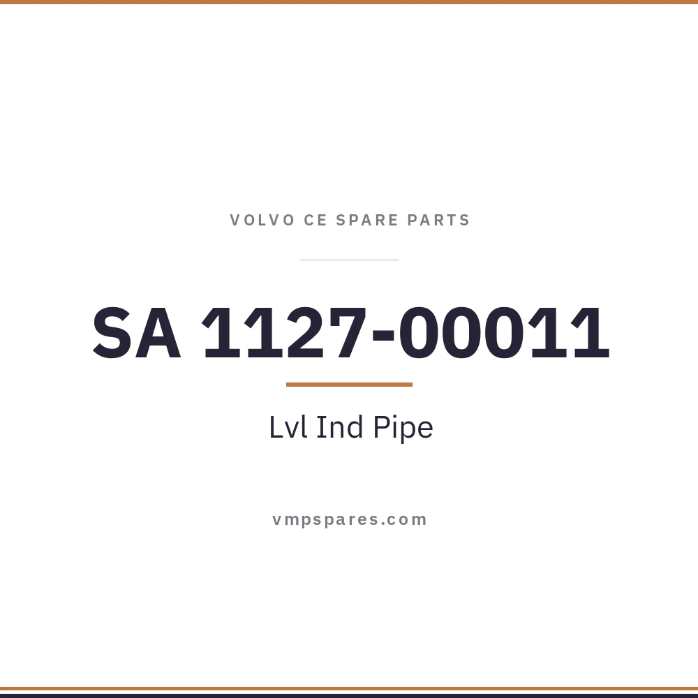 SA 1127-00011 – Lvl Ind Pipe