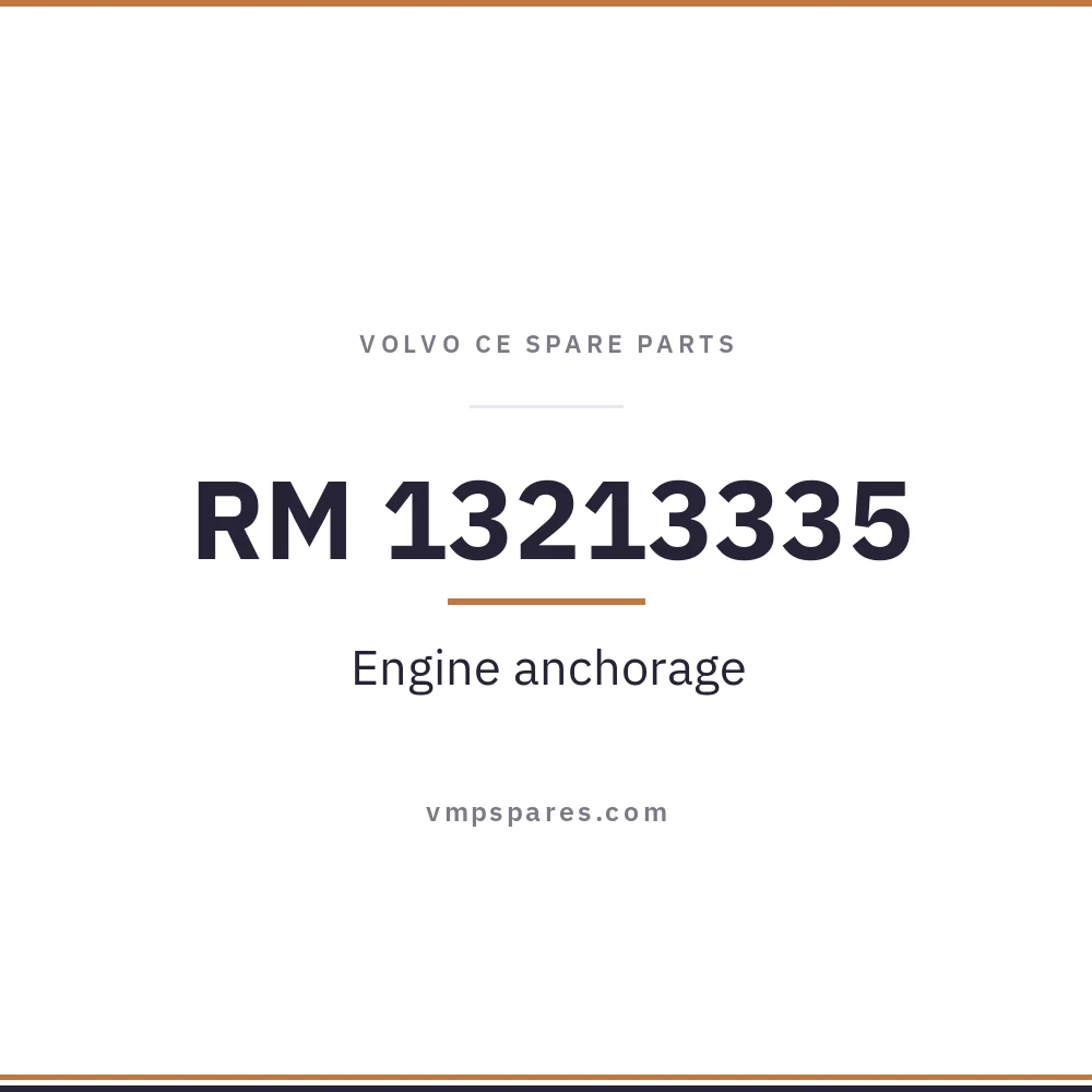 RM 13213335 – Engine anchorage