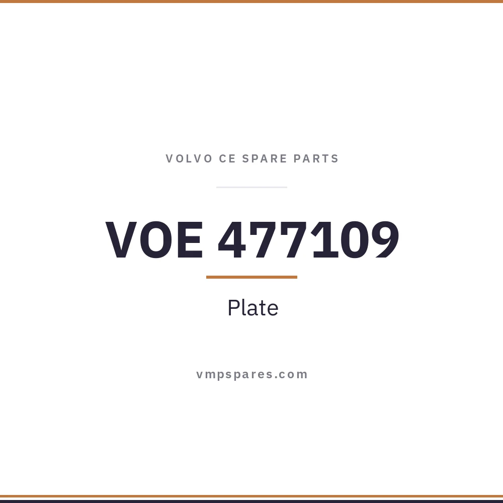 VOE 477109 – Plate