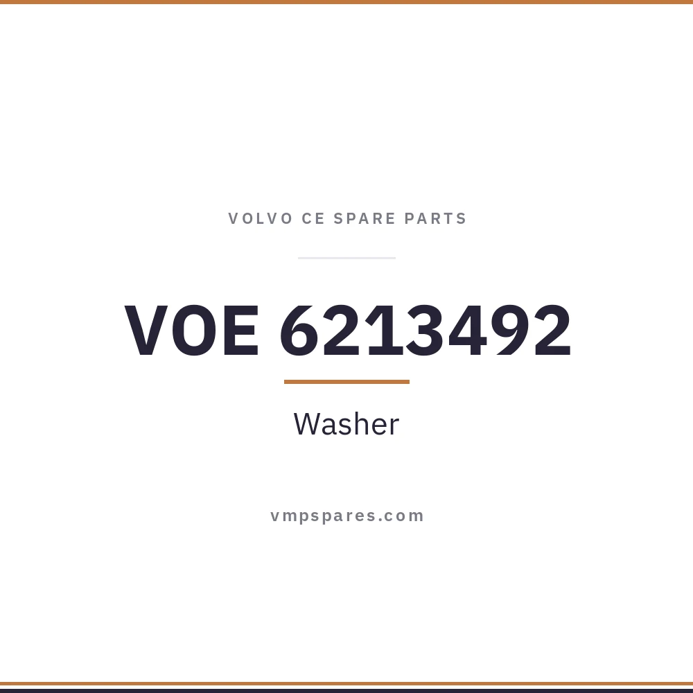VOE 6213492 – Washer