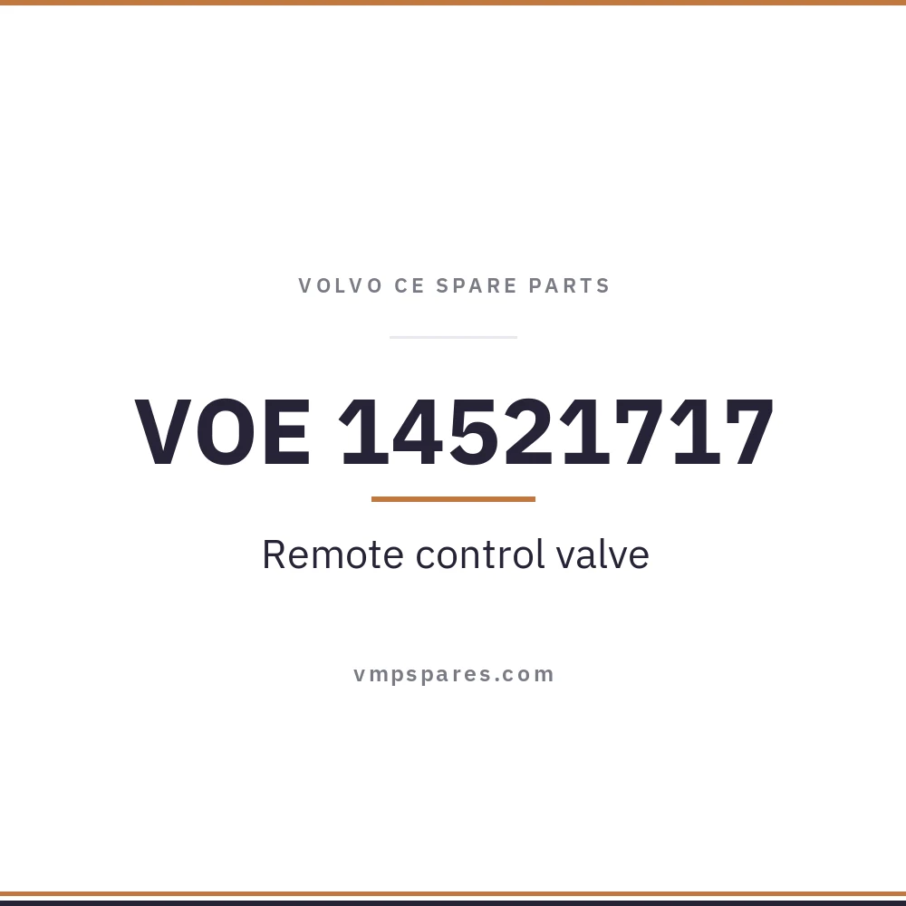 VOE 14521717 – Remote control valve