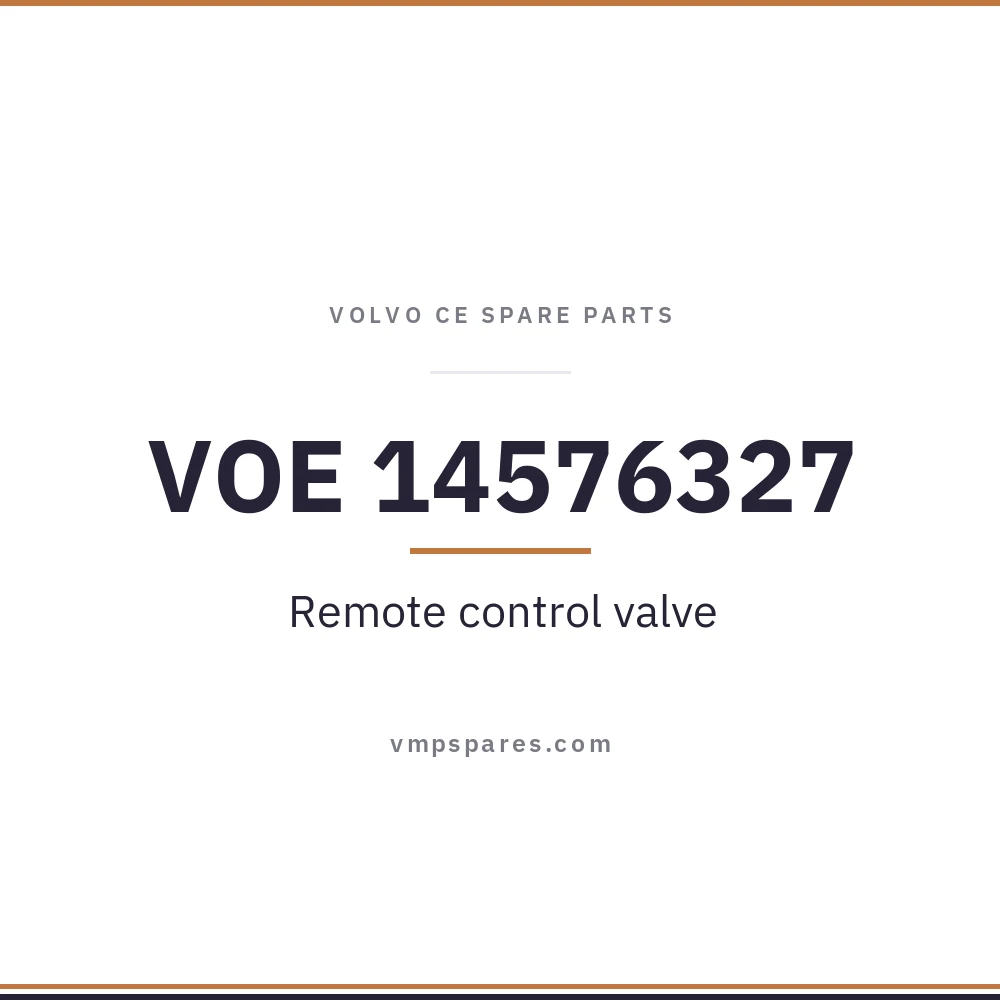 VOE 14576327 – Remote control valve