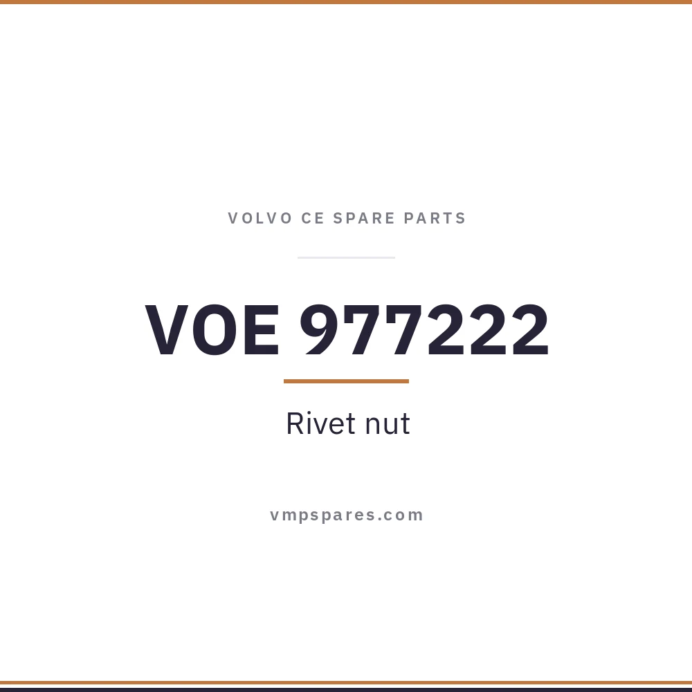VOE 977222 – Rivet nut