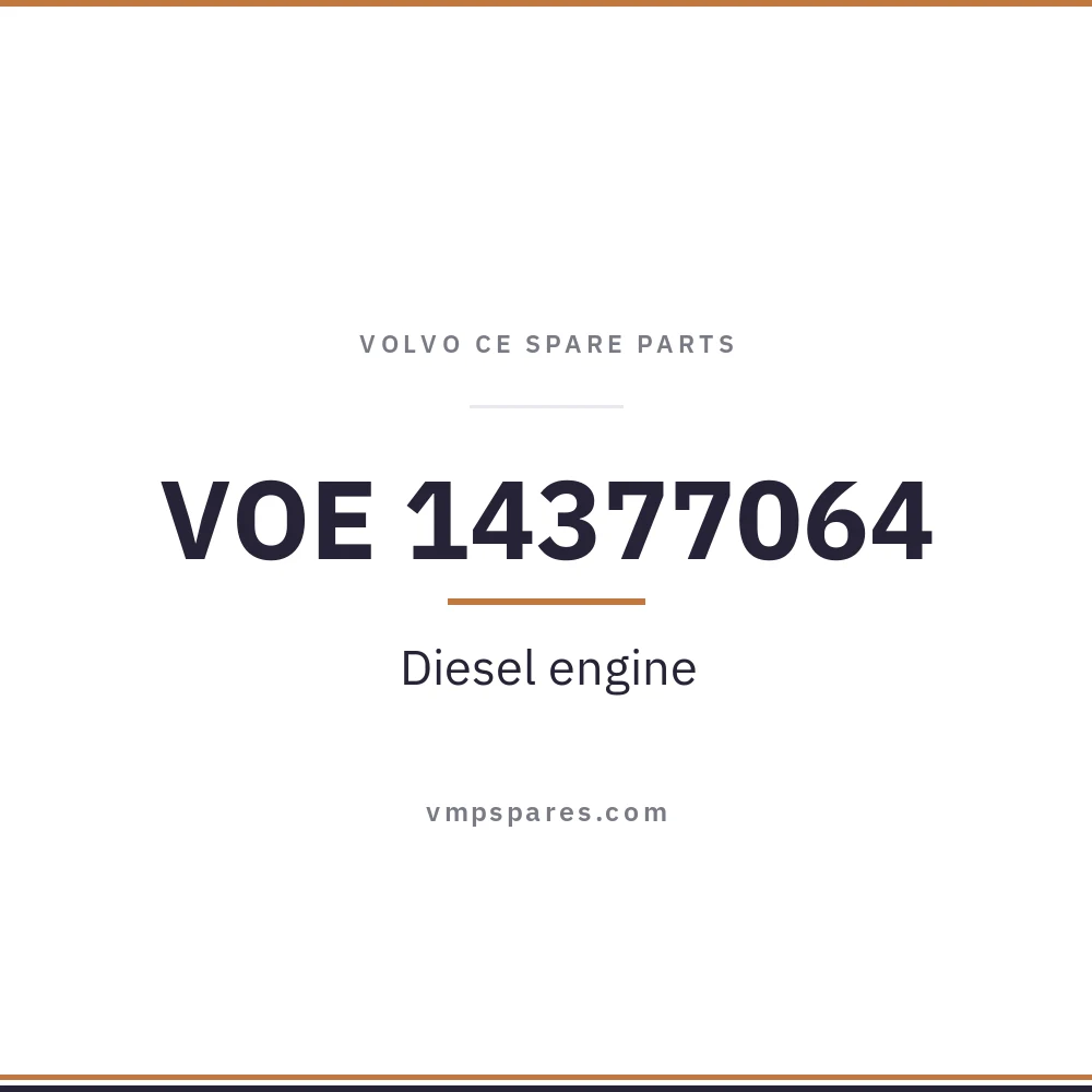 VOE 14377064 – Diesel engine