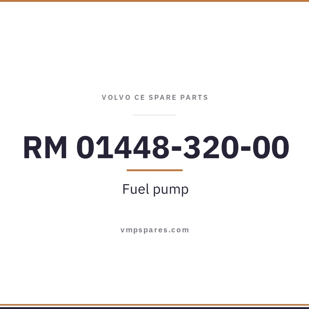RM 01448-320-00 – Fuel pump