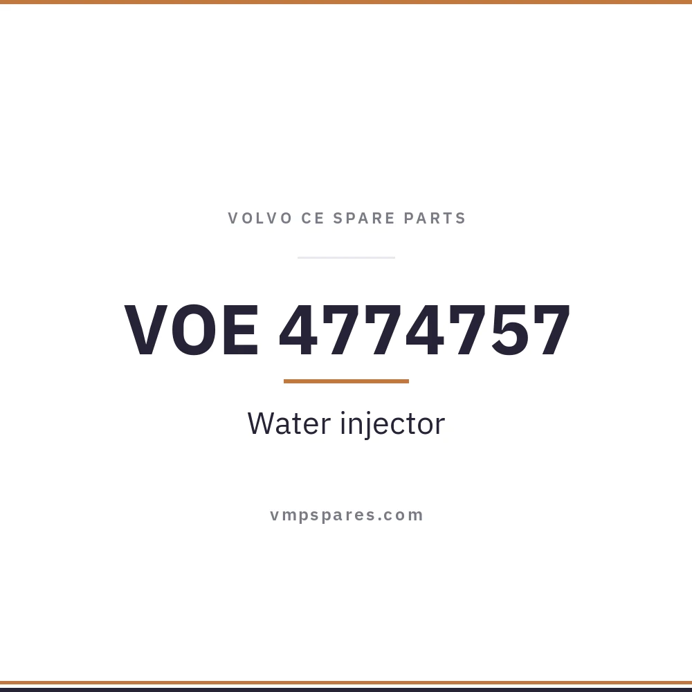 VOE 4774757 – Water injector