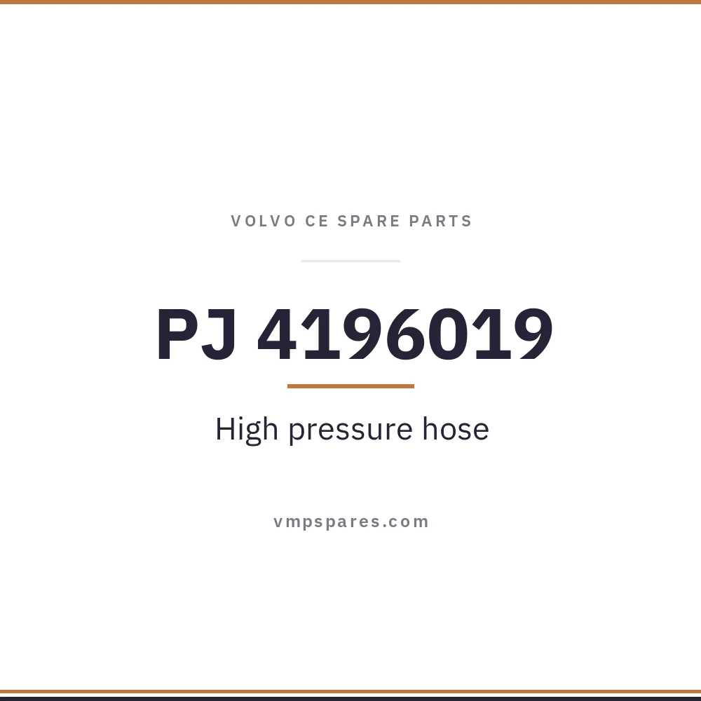 PJ 4196019 – High pressure hose