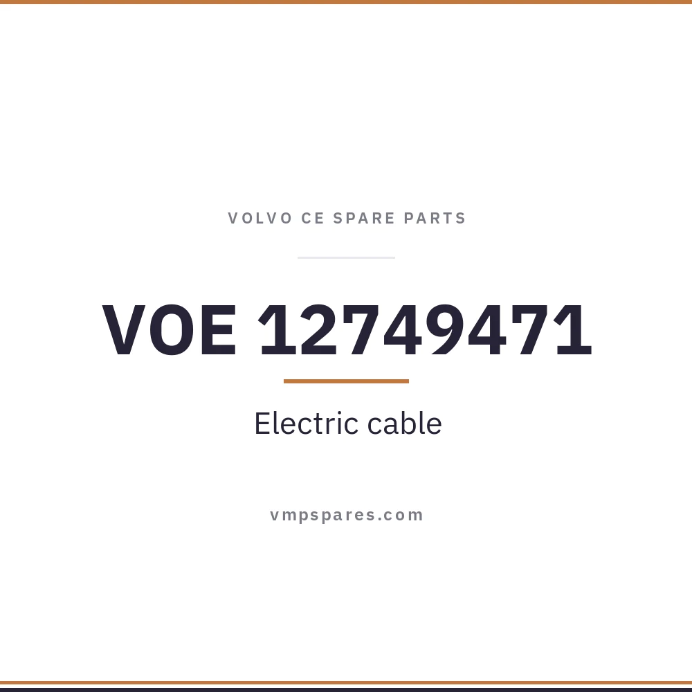 VOE 12749471 – Electric cable