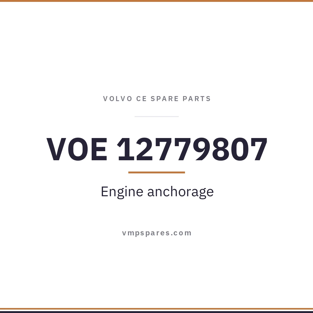 VOE 12779807 – Engine anchorage