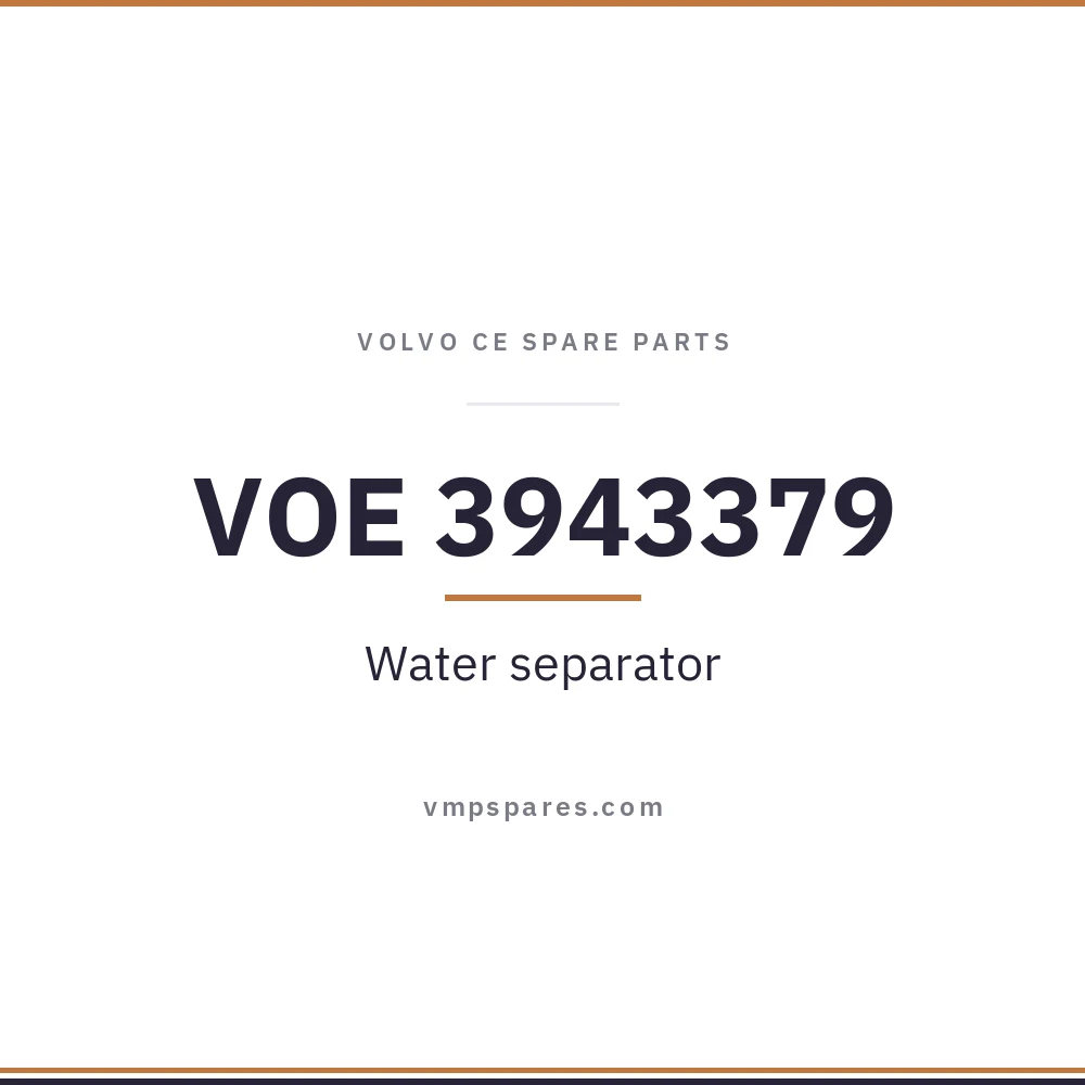 VOE 3943379 – Water separator