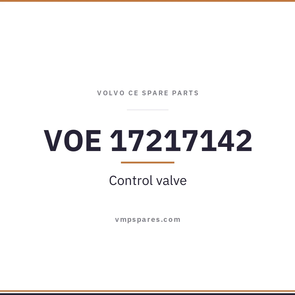 VOE 17217142 – Control valve