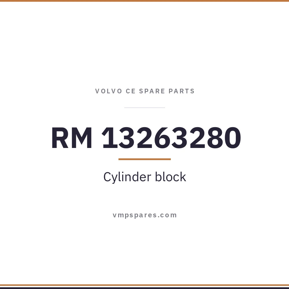 RM 13263280 – Cylinder block