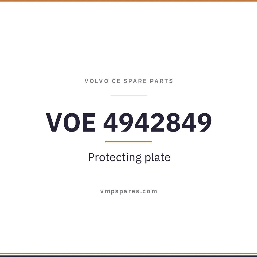 VOE 4942849 – Protecting plate