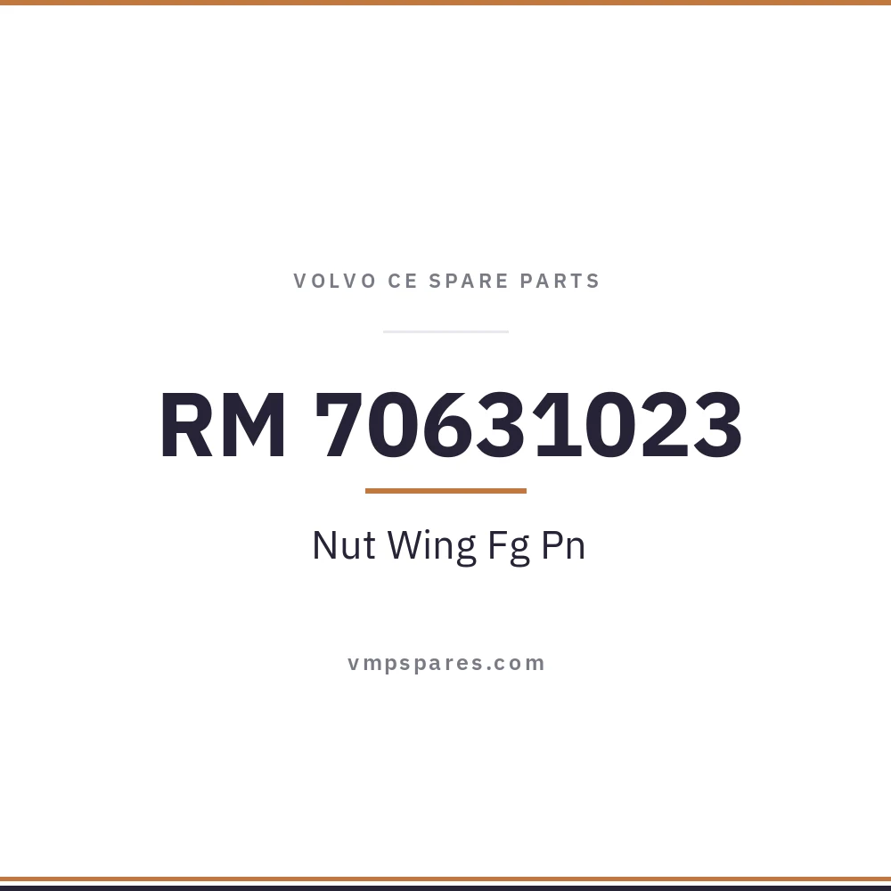 RM 70631023 – Nut Wing  Fg Pn