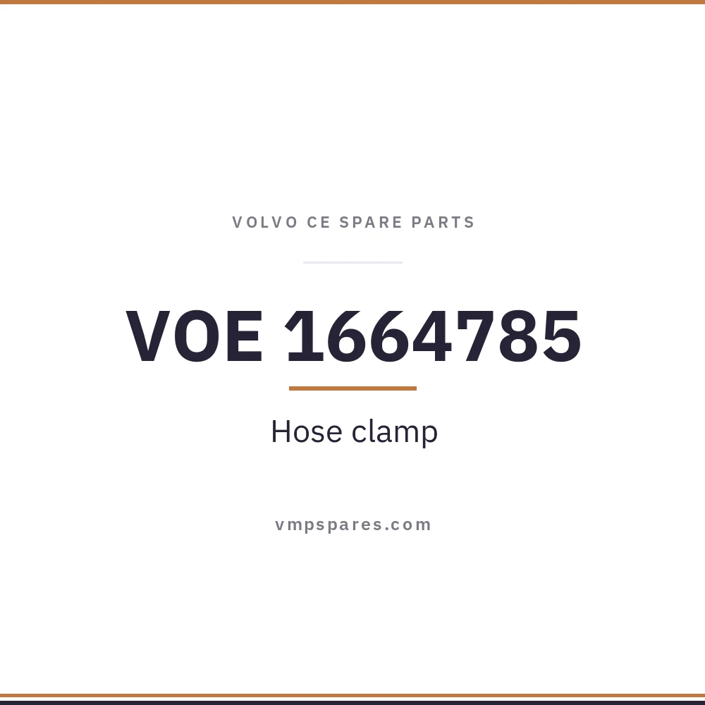 VOE 1664785 – Hose clamp