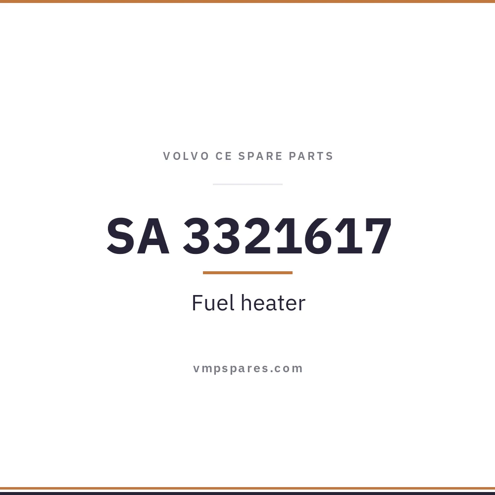 SA 3321617 – Fuel heater