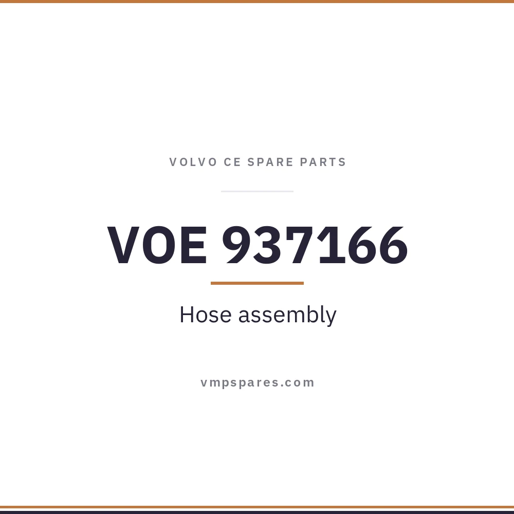 VOE 937166 – Hose assembly