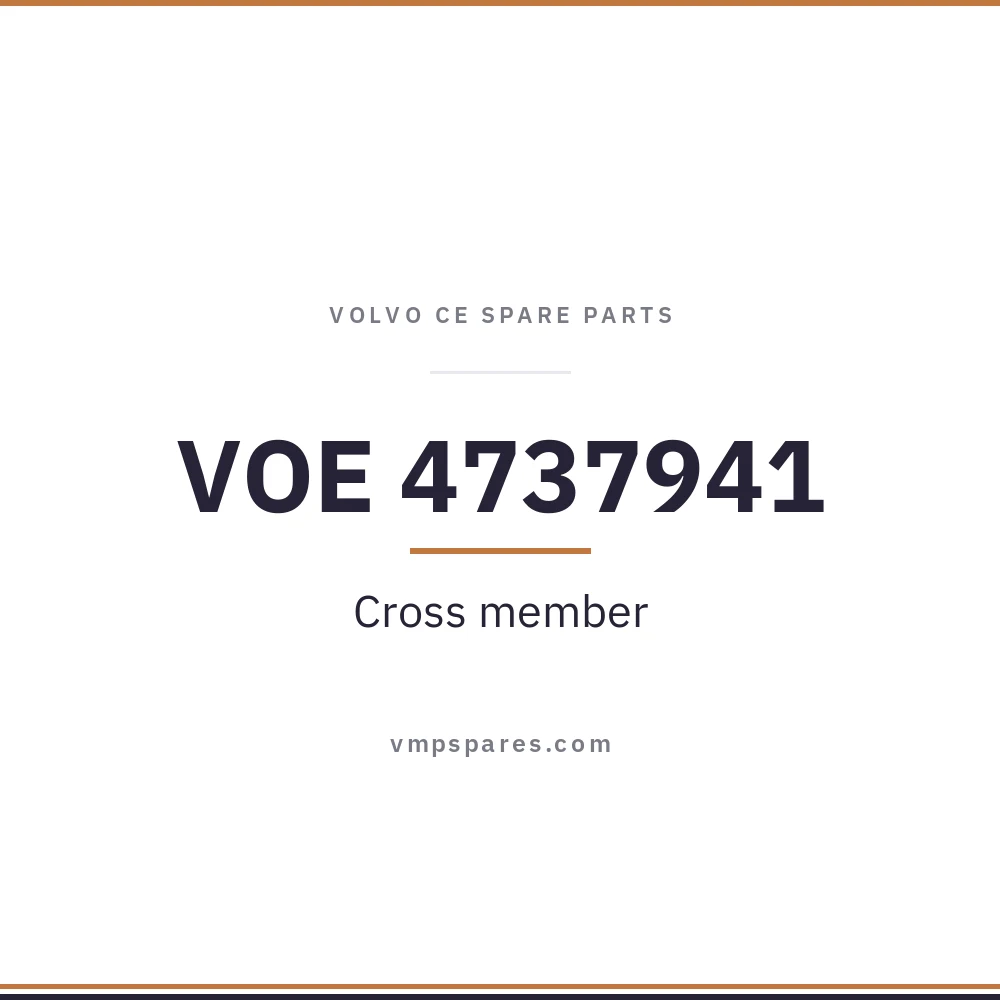 VOE 4737941 – Cross member