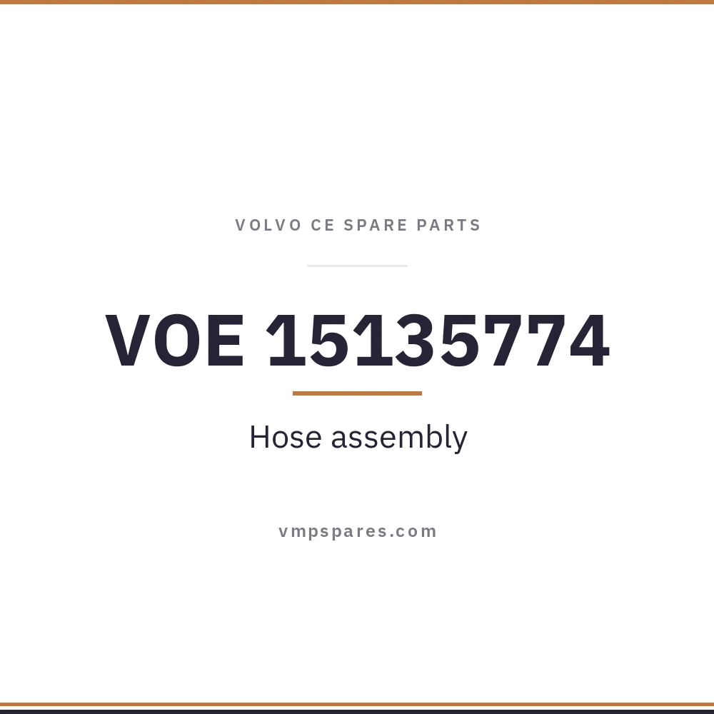 VOE 15135774 – Hose assembly