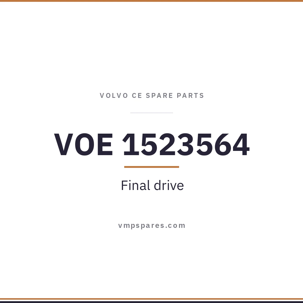 VOE 1523564 – Final drive