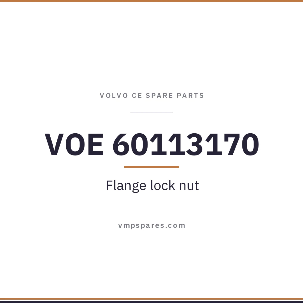 VOE 60113170 – Flange lock nut