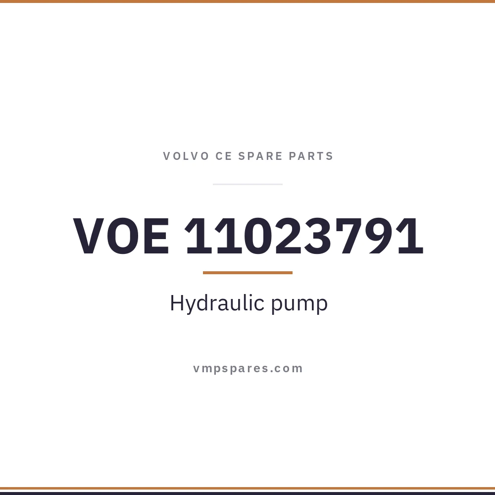 VOE 11023791 – Hydraulic pump