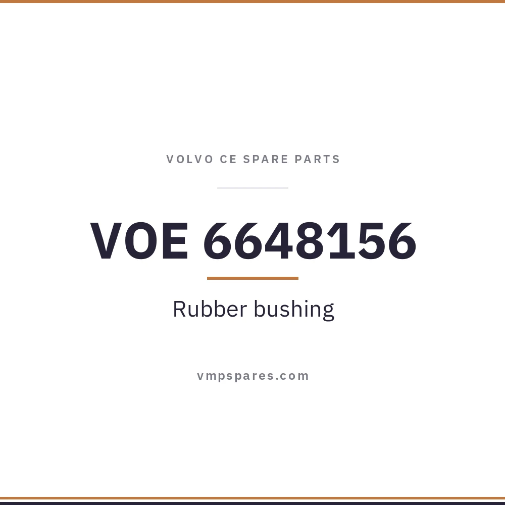 VOE 6648156 – Rubber bushing