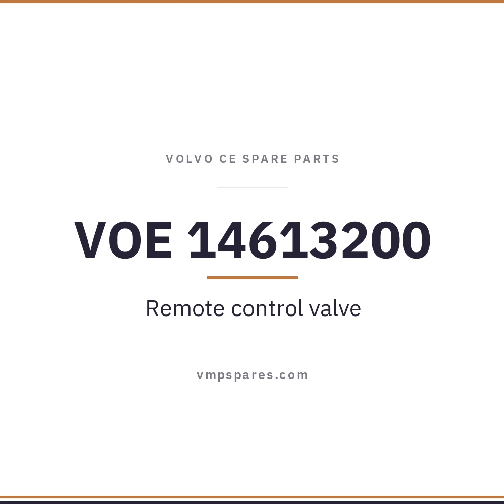 VOE 14613200 – Remote control valve