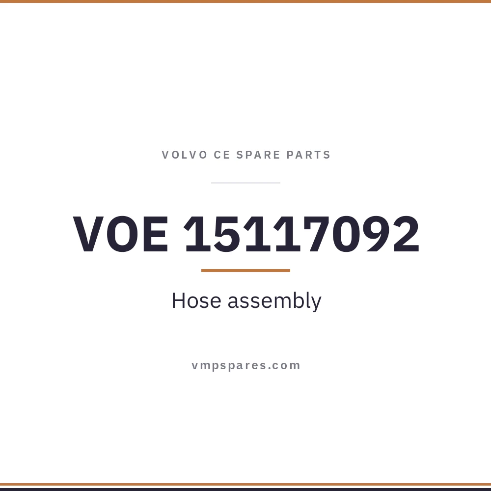 VOE 15117092 – Hose assembly