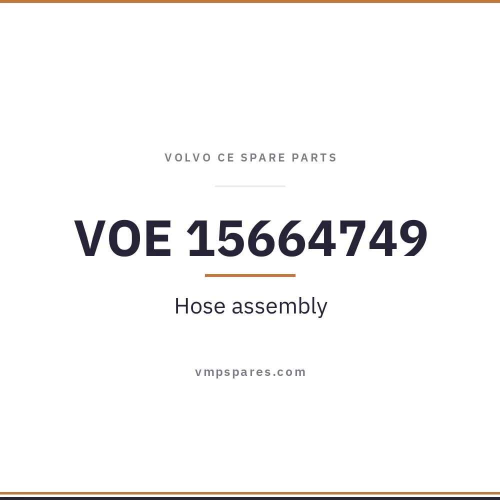 VOE 15664749 – Hose assembly