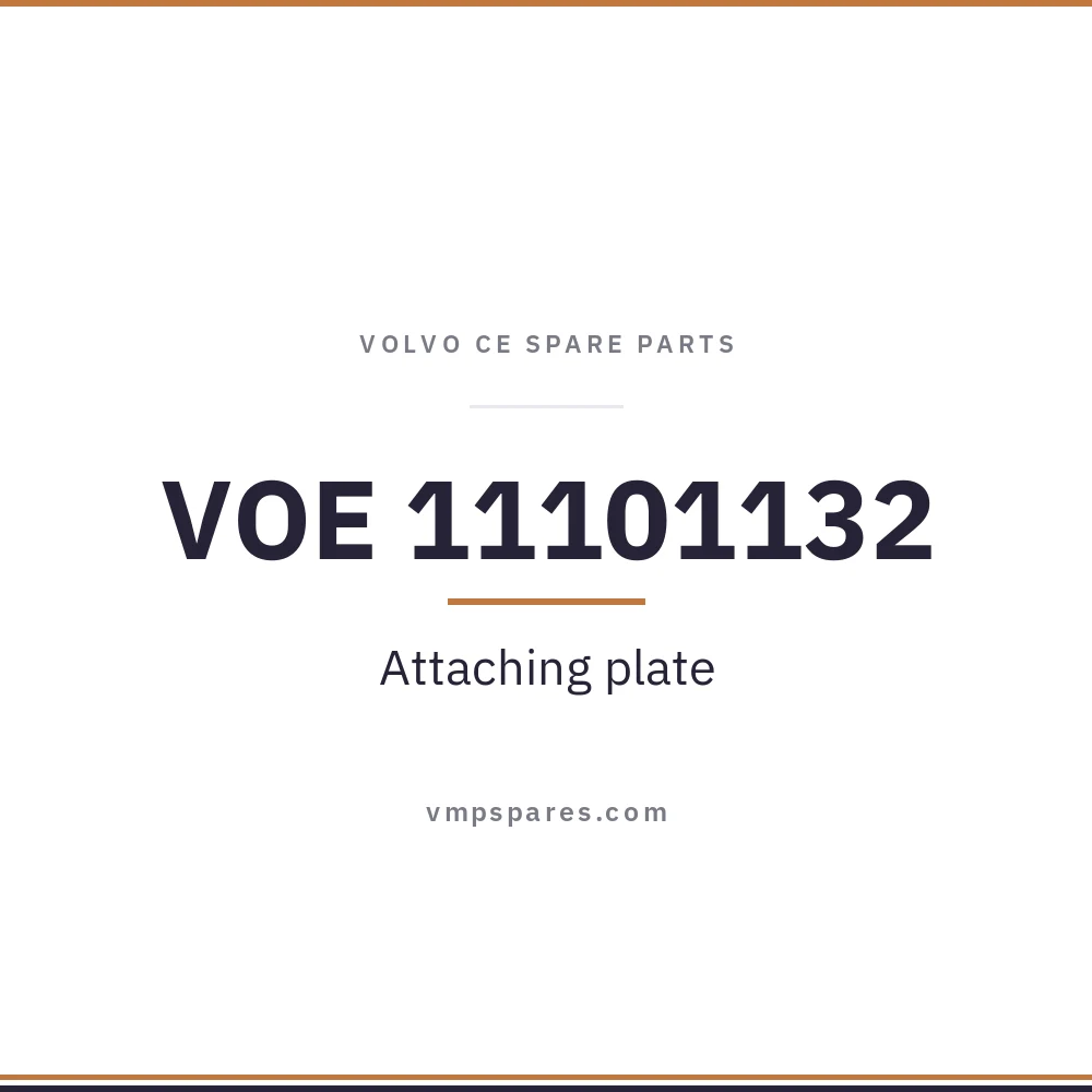 VOE 11101132 – Attaching plate