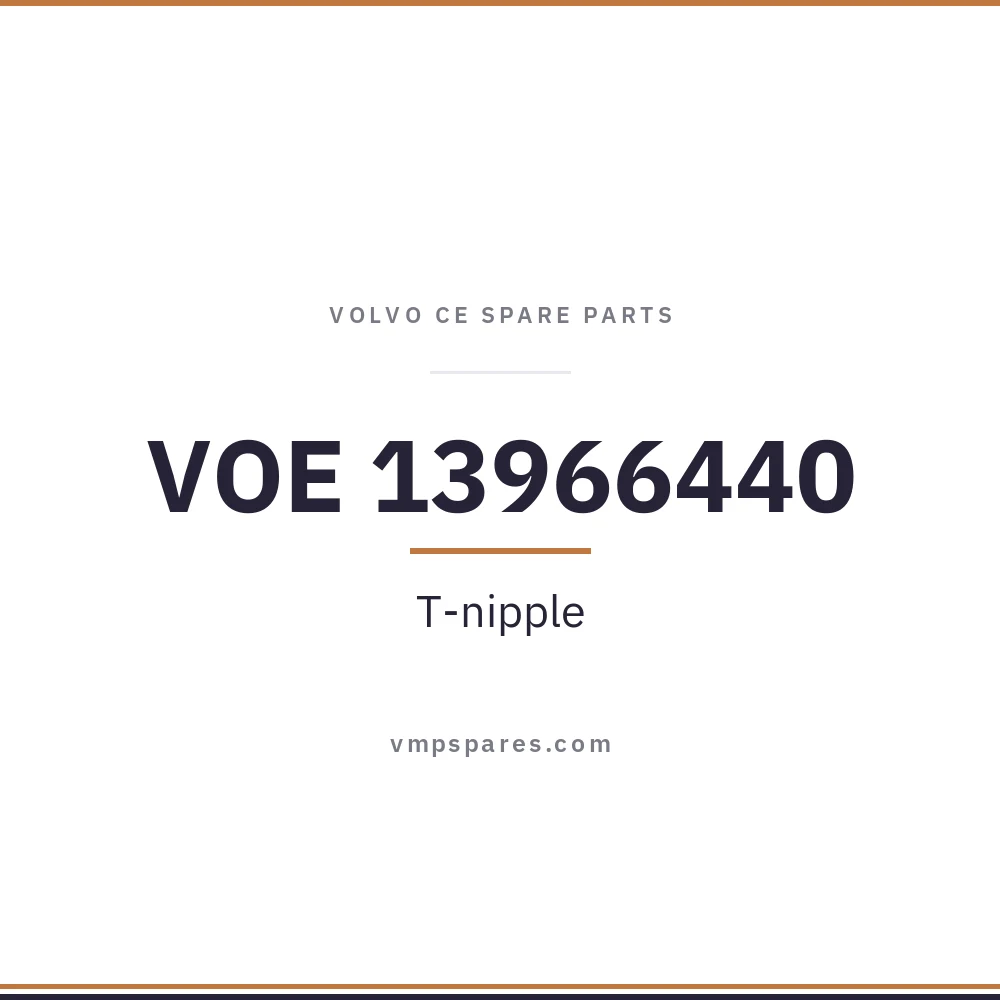 VOE 13966440 – T-nipple