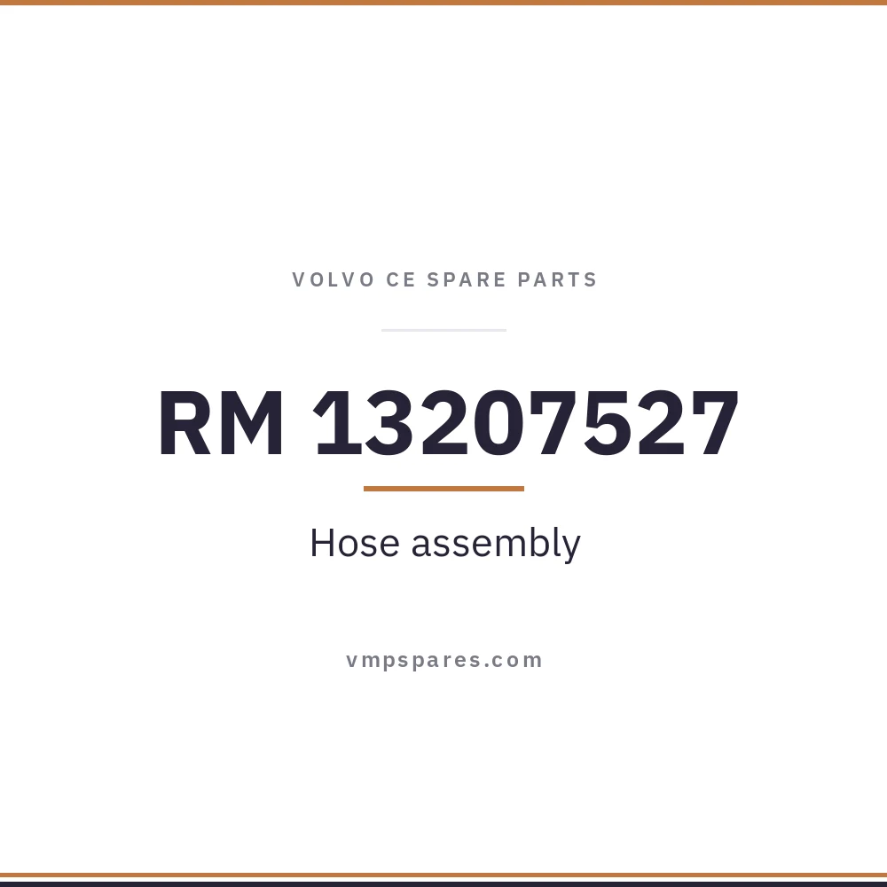 RM 13207527 – Hose assembly
