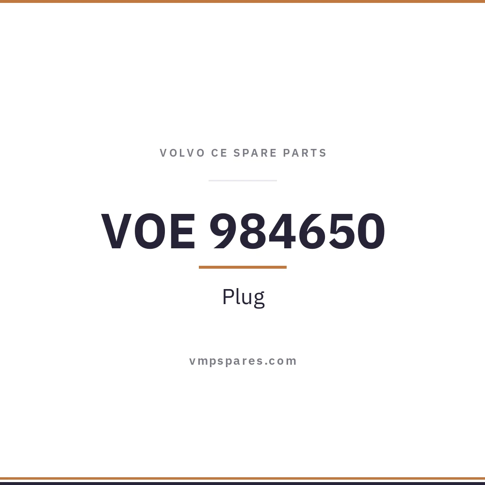 VOE 984650 – Plug