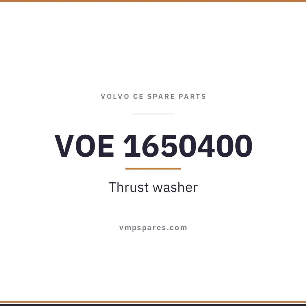 VOE 1650400 – Thrust washer