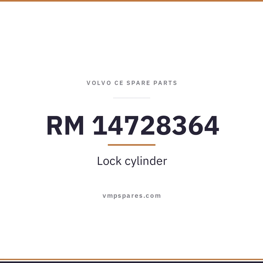 RM 14728364 – Lock cylinder