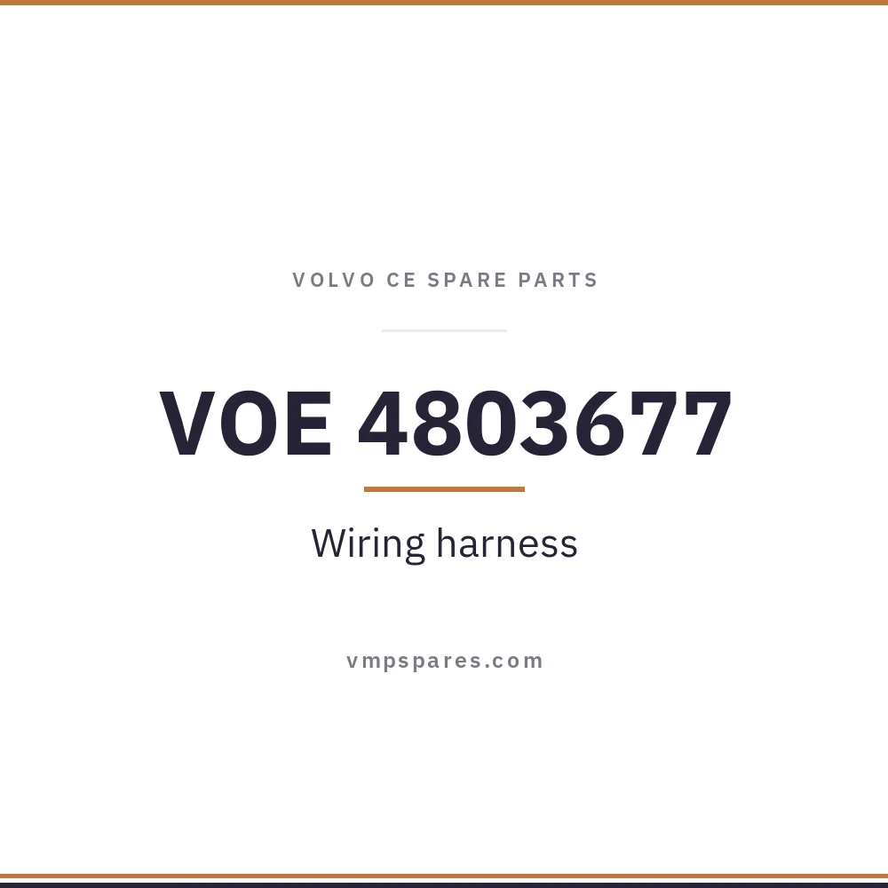 VOE 4803677 – Wiring harness