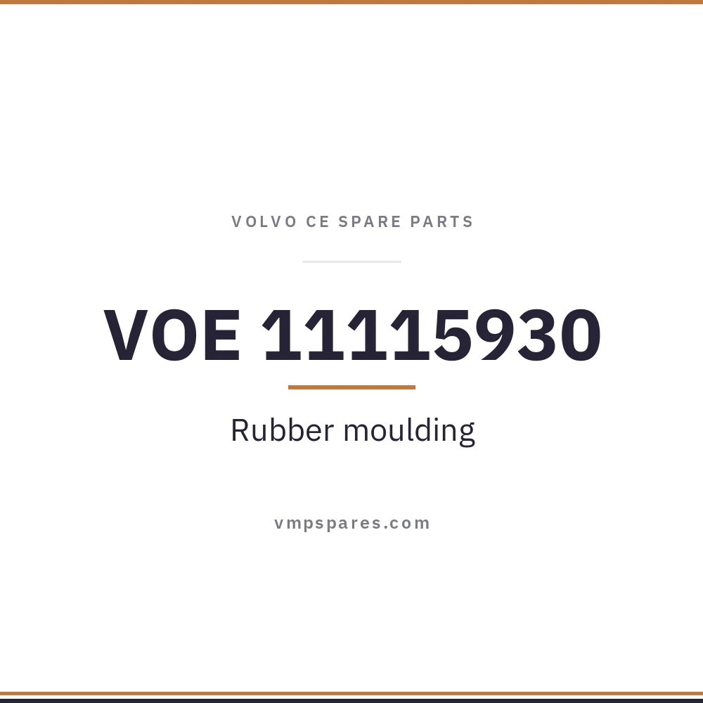 VOE 11115930 – Rubber moulding