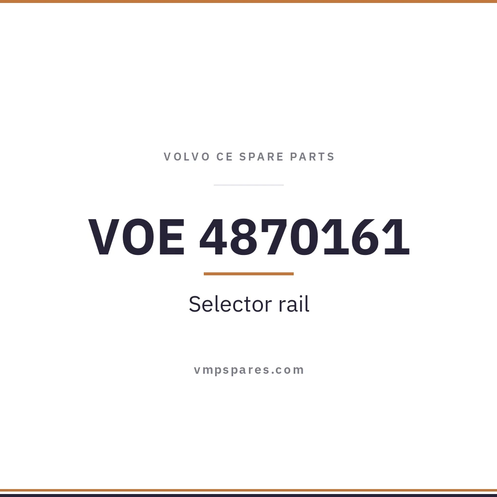 VOE 4870161 – Selector rail