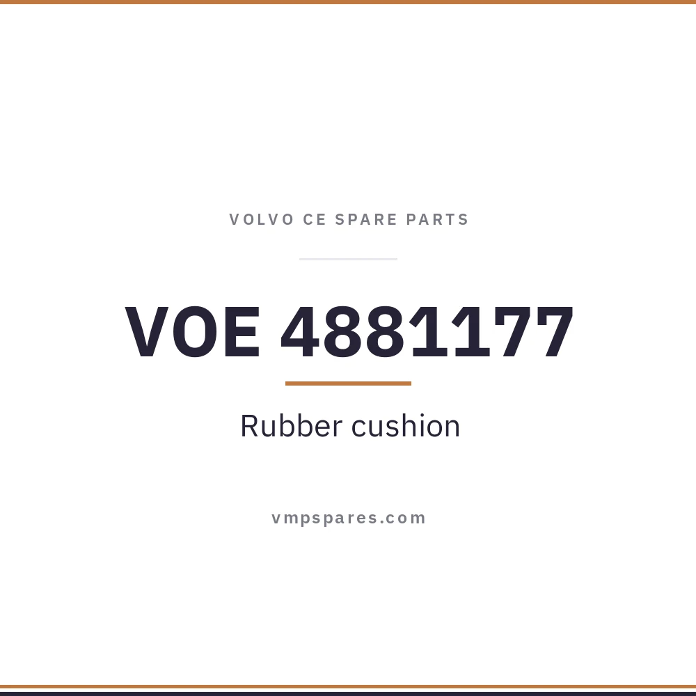 VOE 4881177 – Rubber cushion