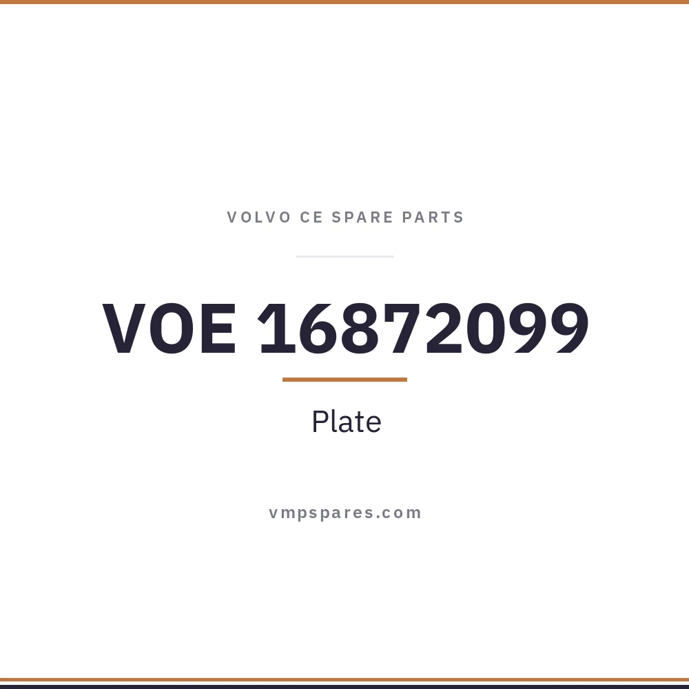 VOE 16872099 – Plate