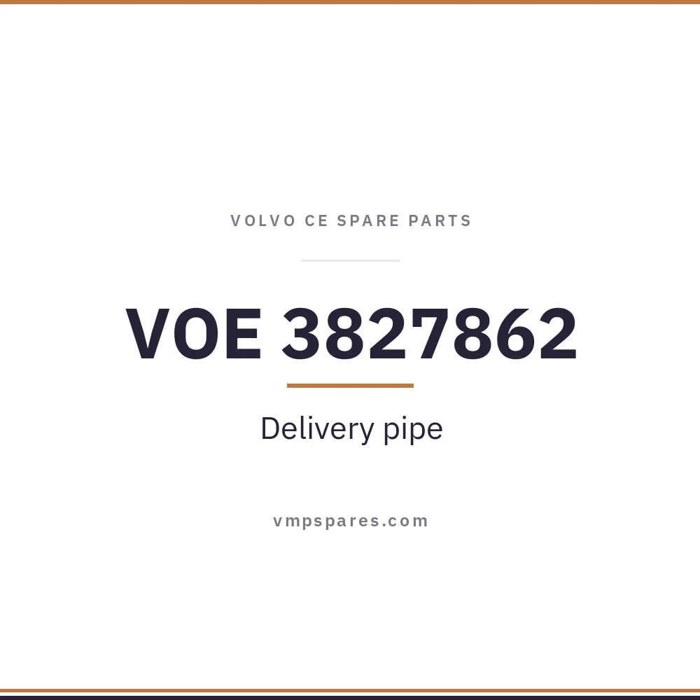 VOE 3827862 – Delivery pipe