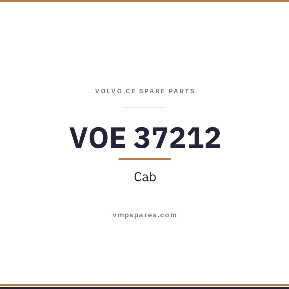 VOE 37212 – Cab