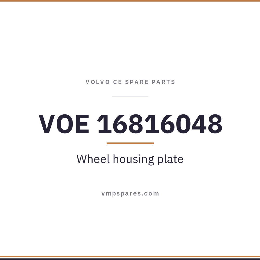 VOE 16816048 – Wheel housing plate