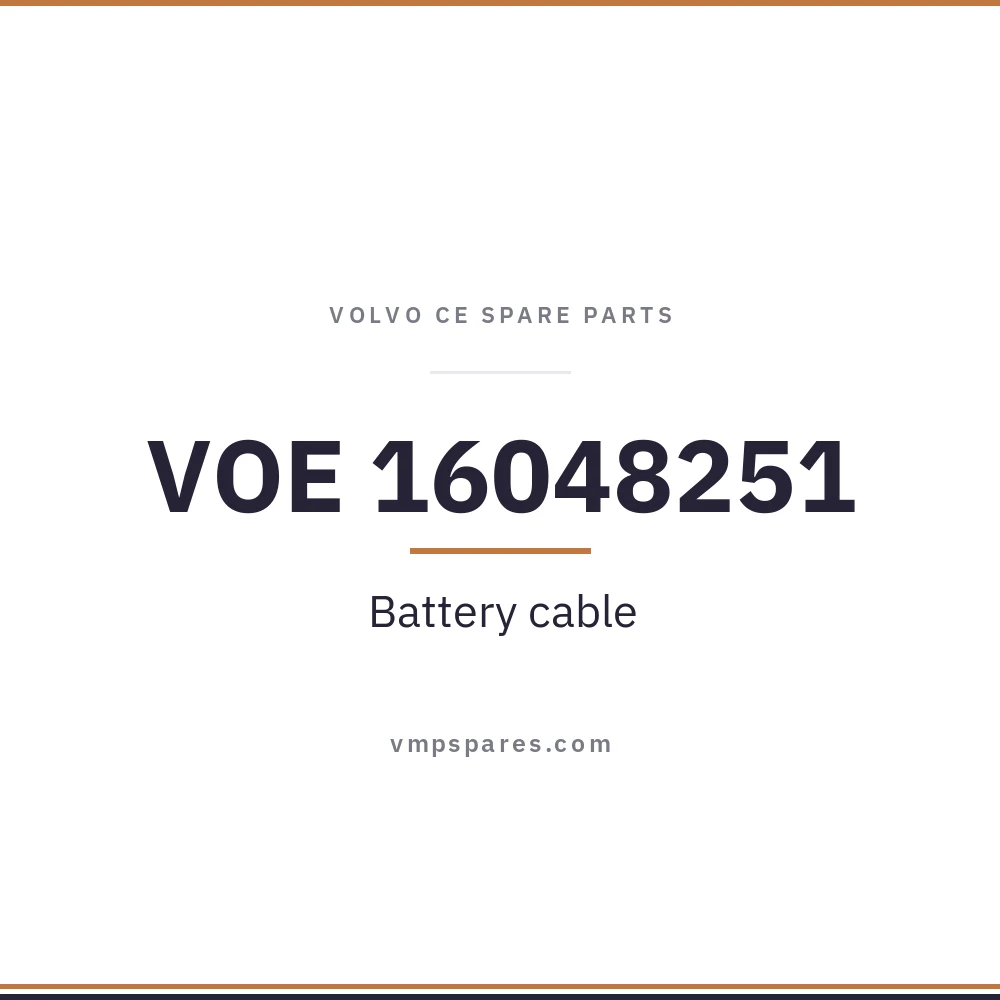 VOE 16048251 – Battery cable